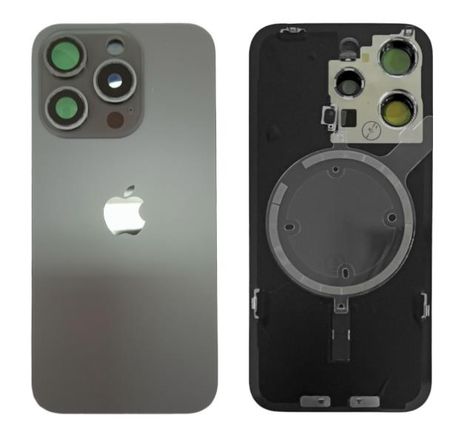 Klapka Plecki Tył iPhone 15 Pro Black z Ramką