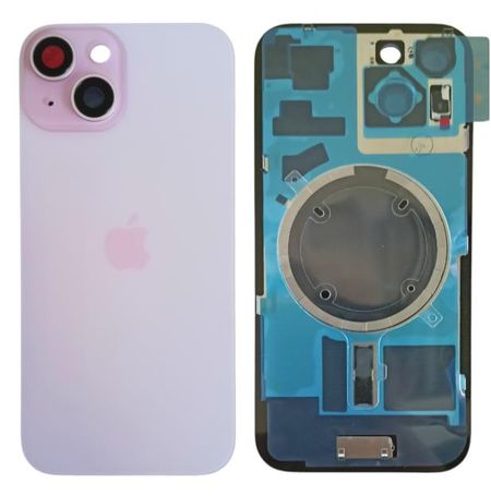 Klapka Plecki Tył iPhone 15 Pink z Ramką